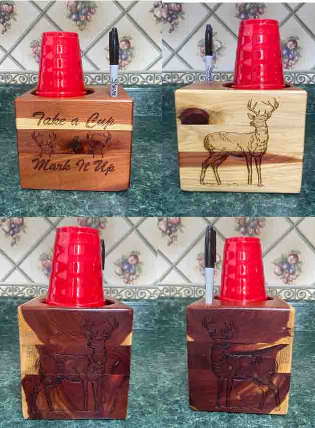 Home Decor Solo Cup Holder, Wine Bottle Stoppers & Bowls
