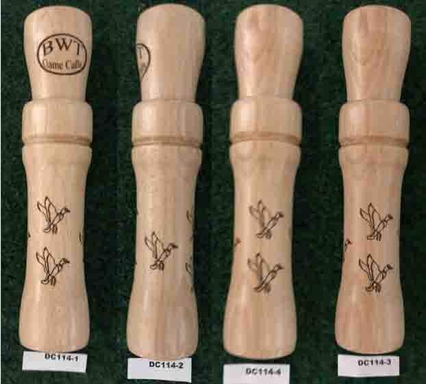 Duck Call Birch wood Double Reed DC123