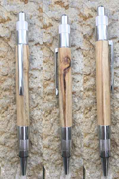 Pen Stratus Chrome Eucalyptus WoodP123